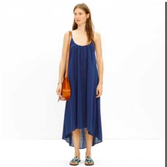 Madewell Navy High‎ Low Cover Up. Size S - Picture 1 of 8